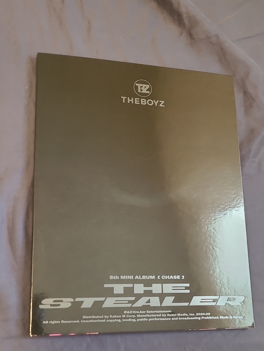 3 For $45: THE BOYZ The Stealer 5th Mini Album Black Version